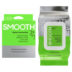 Smooth AF® Athlete's Foot Wipes Pouch Box Set